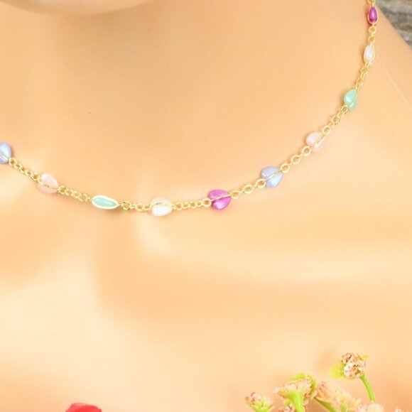 "Minimalist Necklace – Timeless, Elegant Jewelry for Her, MAR091180 - Picture 9 of 10